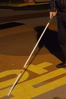 시각장애인용 보조기기인 흰지팡이.ⓒ에이블뉴스DB