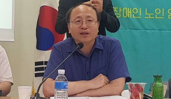 보건복지부 장애인권익지원과 신용호 과장.ⓒ에이블뉴스
