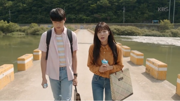 자살여행에서 만난 김청아와 구준겸. ⓒKBS