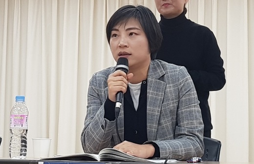 장애와인권발바닥행동 김정하 활동가.ⓒ에이블뉴스
